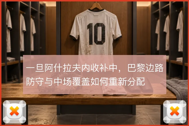 一旦阿什拉夫内收补中，巴黎边路防守与中场覆盖如何重新分配